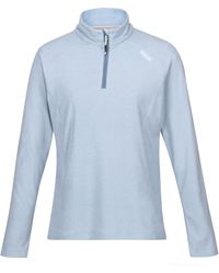 Regatta - Geweldige Outdoor Dames Montes Half Zip Fleece Top (koronet Blauw) - Lyst