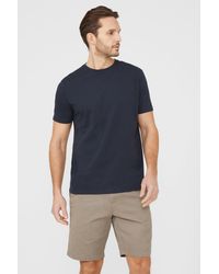 MAINE - Cotton Crew Neck T-Shirt - Lyst