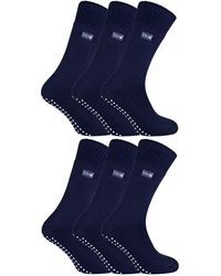 THMO - 6 Pairs Thermal Indoor Slipper Socks With Grips - Lyst