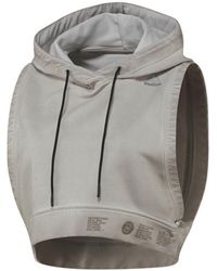 Reebok - Combat Glory Cropped Hoodie Textile - Lyst