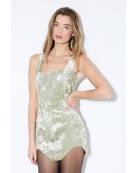 MissPap - Premium Boned Velvet Corset Dress - Lyst