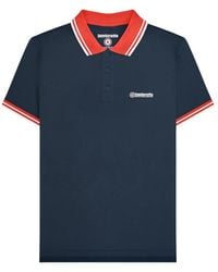 Lambretta - Contrast Tipped Polo Shirt Cotton - Lyst
