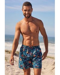 Mountain Warehouse - 'Aruba' Printed Swim Shorts Drawstring Quick Drying Swimming Trunks - Lyst
