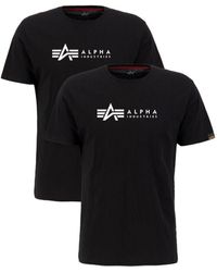 Alpha Industries - Label T 2 Pack - Lyst
