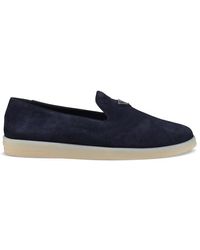 Prada - Loafers Met Patch - Lyst