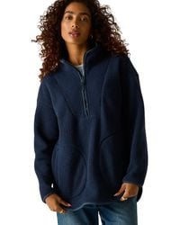 Regatta - Ladies Frankie Borg Half Zip Longline Fleece Top - Lyst