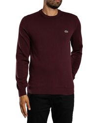 Lacoste - Logo Knitted Jumper - Lyst