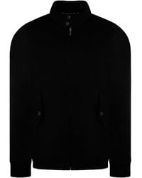 Ben Sherman - Signature – Schwarze Harrington-Jacke Für Herren - Lyst