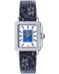Gv2 - Padova Gemstone 12332F Leather Swiss Quartz Watch - Lyst