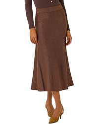 Roman - Shimmer Knit Midi Skirt - Lyst