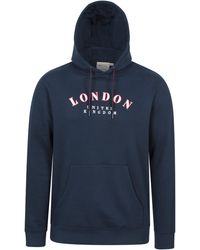 Mountain Warehouse - 'Regional' London Overhead Hoodie With Kangaroo Pocket Cosy Pullover Cotton - Lyst