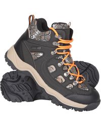 Mountain Warehouse - 'Adventurer' Printed Waterproof Boots Eva Footbed Outdoors Hiking Trekking Shoes - Lyst