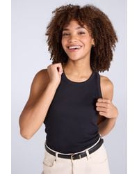 Mountain Warehouse - Ribbed Tank Lightweight Breathable Soft Casual Summer Ladies Vest Top Cotton - Lyst