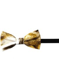 SVNX - Faux Leather Bow Tie - Lyst
