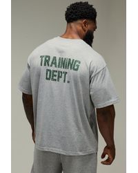 BoohooMAN - Training Dept Oversized T-Shirt - Lyst