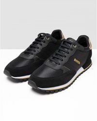 BOSS - Men's Boss Parkour Running Trainers In Black - Lyst