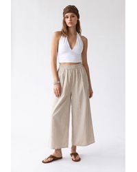 MixRay - Wide-Leg Tencel Ankle-Length Trousers - Lyst