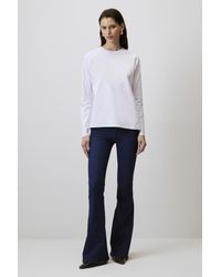 Touché Privé - Katoenen T-shirt Met Lange Mouwen - Lyst