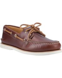 Sperry Top-Sider - Authentic Cup Leather Boat Shoes - Lyst