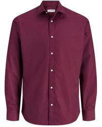 Jack & Jones - Cotton Shirt Long Sleeve Button Down - Lyst