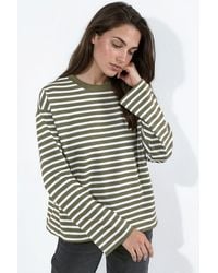 Hiccup - Striped Long Sleeve T-Shirt - Lyst