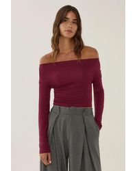 Hiccup - Off Shoulder Carmen Collar Blouse - Lyst