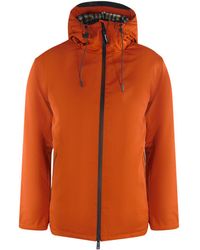 Aquascutum - Activehellid Parka Rust Jacket - Lyst