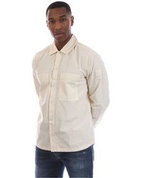 BOSS - Collared Neck Long Sleeve Regular Fit Shirt - Lyst