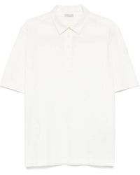 Moncler - Polo Shirt Met Logo-Patch - Lyst