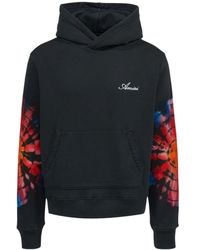 Amiri - Spot Tie Dye Sleeves Hoodie Cotton - Lyst