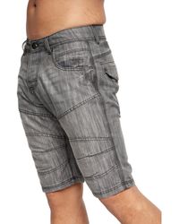 Crosshatch - Winston Mve Denim Shorts (Dark) Cotton - Lyst