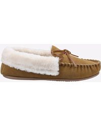 Cotswold - Sopworth Moccasin Slippers - Lyst