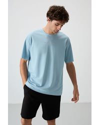 TOMMY LIFE - Oversized Printed Crew Neck T-Shirt - Lyst