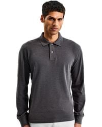 Asquith & Fox - Classic Fit Long Sleeved Polo Shirt - Lyst