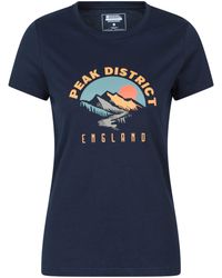Mountain Warehouse - Regional Peak District Graphic Tee Breathable Casual Everyday T-Shirt Cotton - Lyst