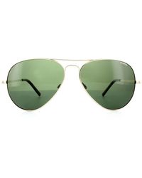 Polaroid - Aviator Light Polarized Sunglasses Metal - Lyst