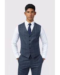 Ted Baker - Single Breasted Five Button V-Neck Slim Fit Suit Waistcoat - Lyst