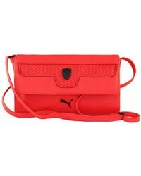 PUMA - Scuderia Ferrari Lifestyle Small Satchel Bag - Lyst