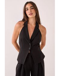 Nasty Gal - Tailored Button Detail Collared Waistcoat - Lyst