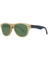 Zegna - Round Horn Sunglasses With Lenses - Lyst