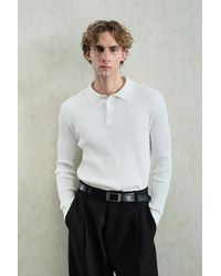 Giesto - Slim Fit Polo Neck T-Shirt - Lyst