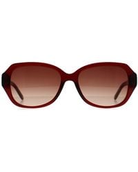 Ted Baker - Square Burgundy Flowers Gradient Tb1606 Mae - Lyst