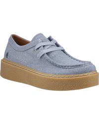 Hush Puppies - Bridie Textile Denim Moccasins Shoes - Lyst