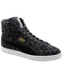 PUMA - Suede Mid X Stuck Up X Alife Trainers Zwart Lace Up 358866 01 D29 - Lyst