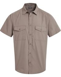 Craghoppers - Kiwi Ii Short-Sleeved Shirt (Pebble) - Lyst