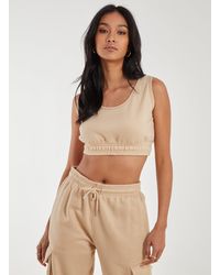 Pink Vanilla - Cropped Lounge Bralette - Lyst
