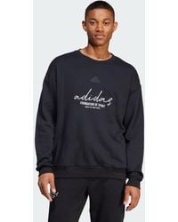 adidas - Brand Love French Terry Sweatshirt - Lyst