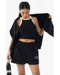 DSGN Studio - Sports Club Applique Sweat Short - Lyst
