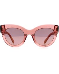 Tom Ford - Cat Eye Shiny Mirror Gradient Lucilla Ft1063 - Lyst