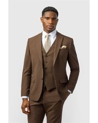 Limehaus - Single Breasted Two Button Slim Fit Suit Jacket - Lyst